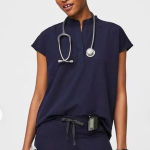 Navy Rafaela Oversized Top - Small Used Great Condition